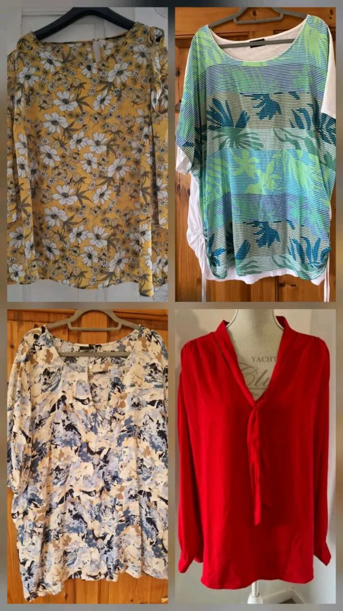 Wardrobe clearout of ladies tops sz 28/30