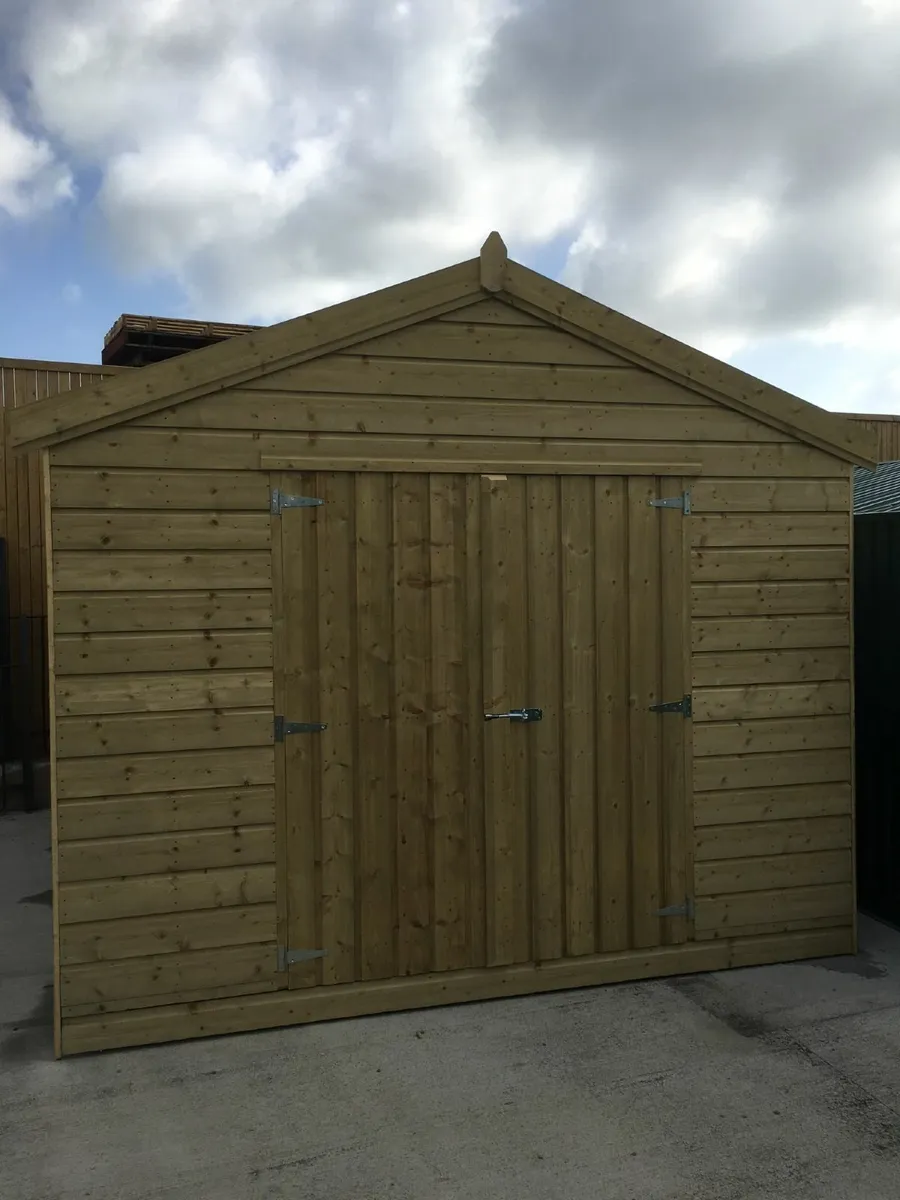 Taller Style Wooden Shed - Image 1