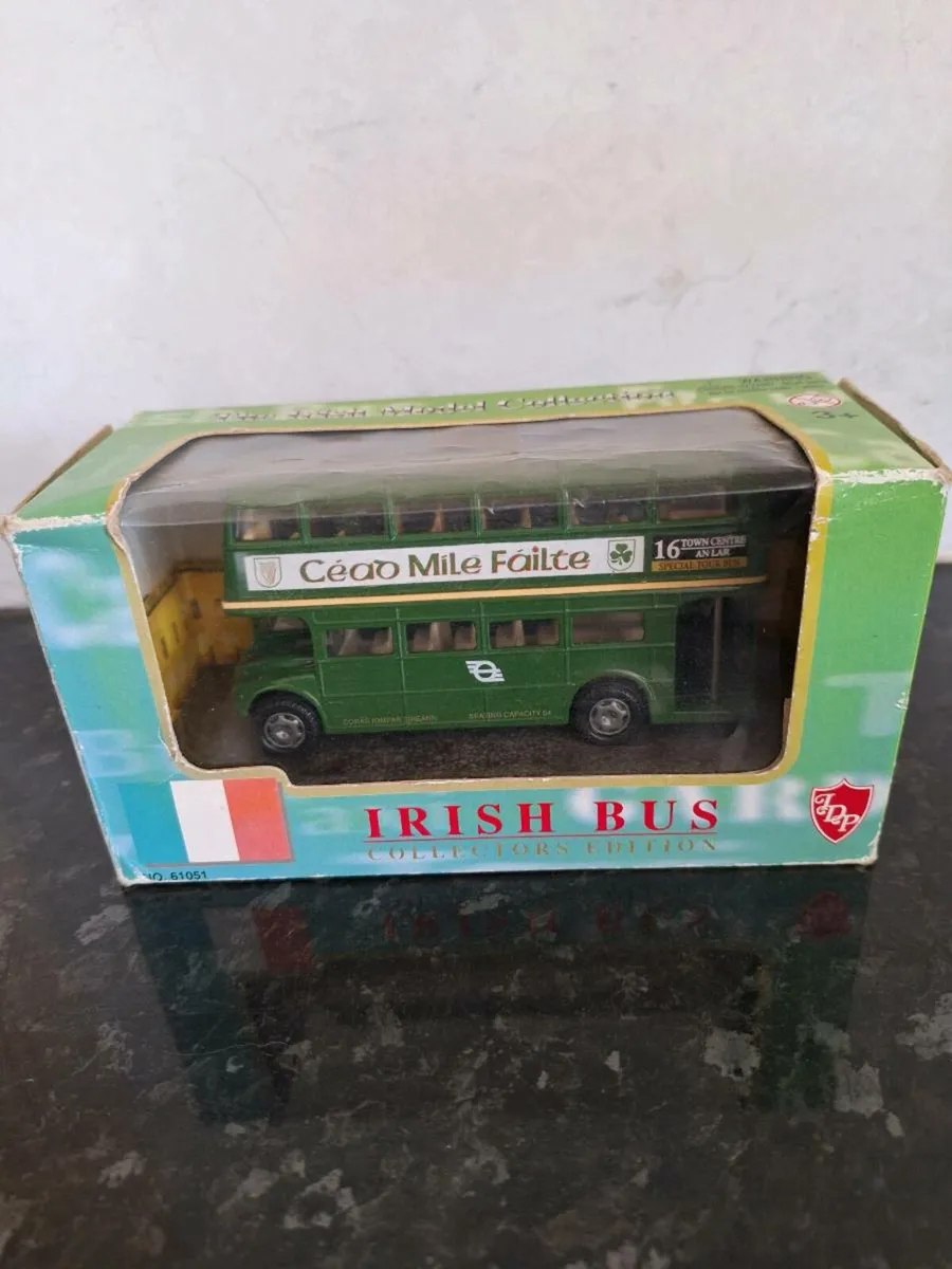 Vintage diecast Irish Model Collection bus - Image 1