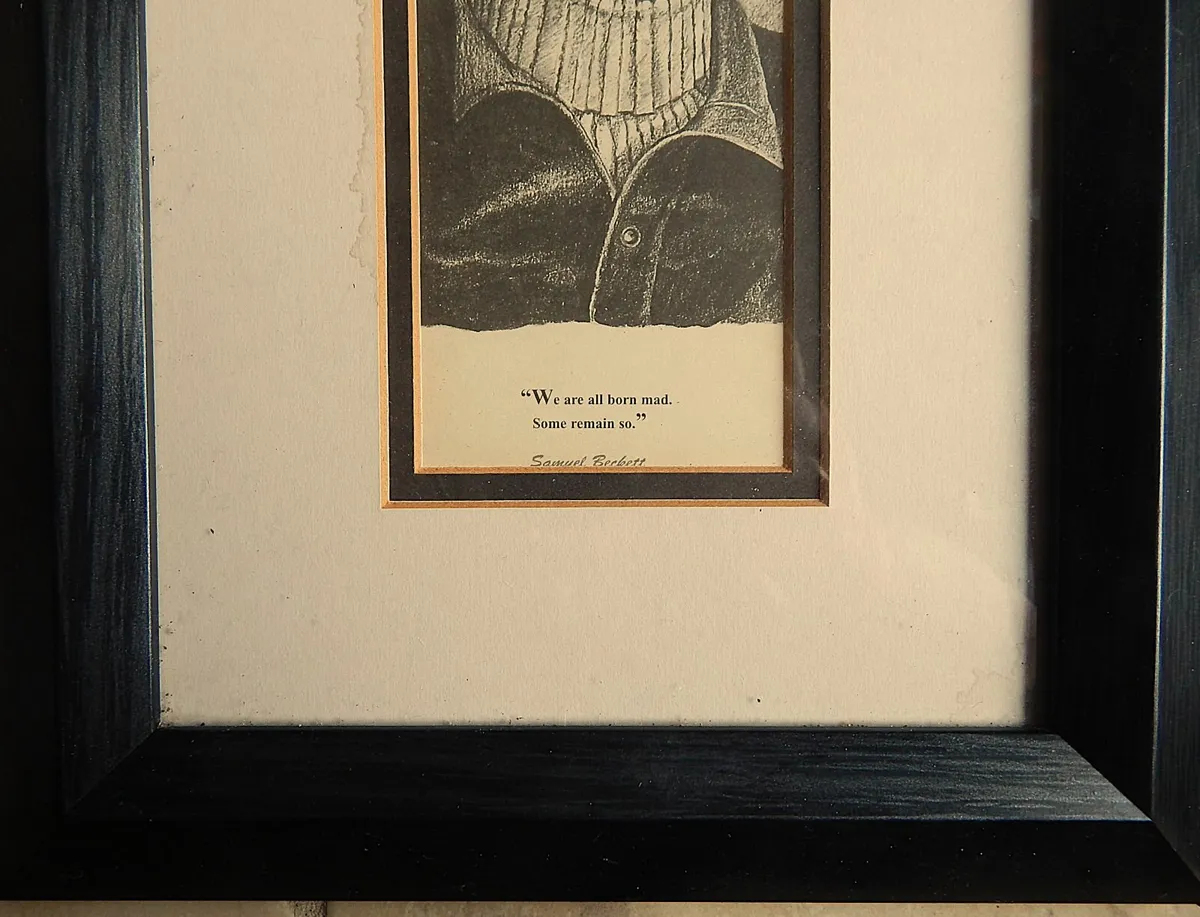 2 Prints of Irish Writers Behan & Beckett - Image 3