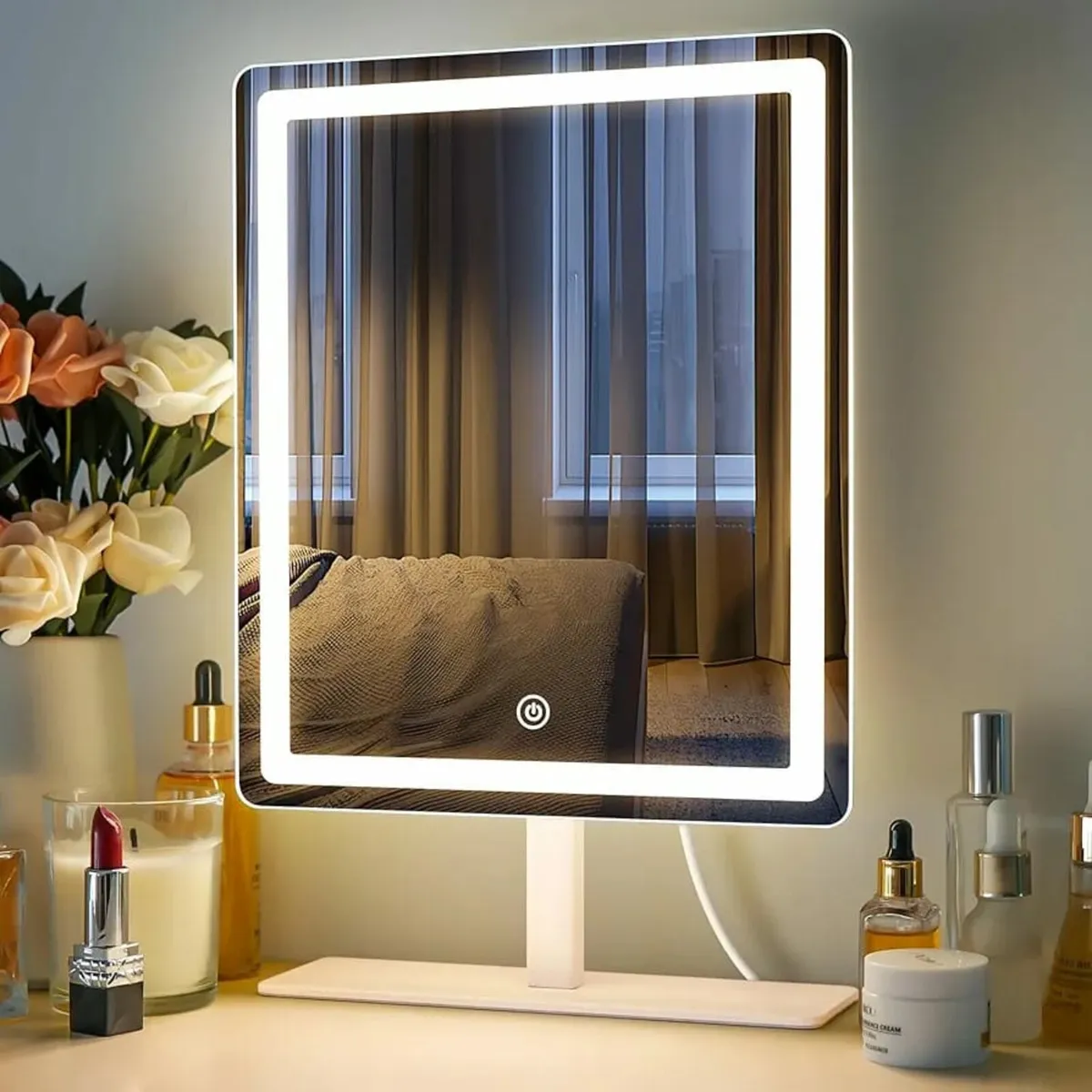 Vanity Mirror with Light, LED Makup Mirror, 3-Colo - Image 1