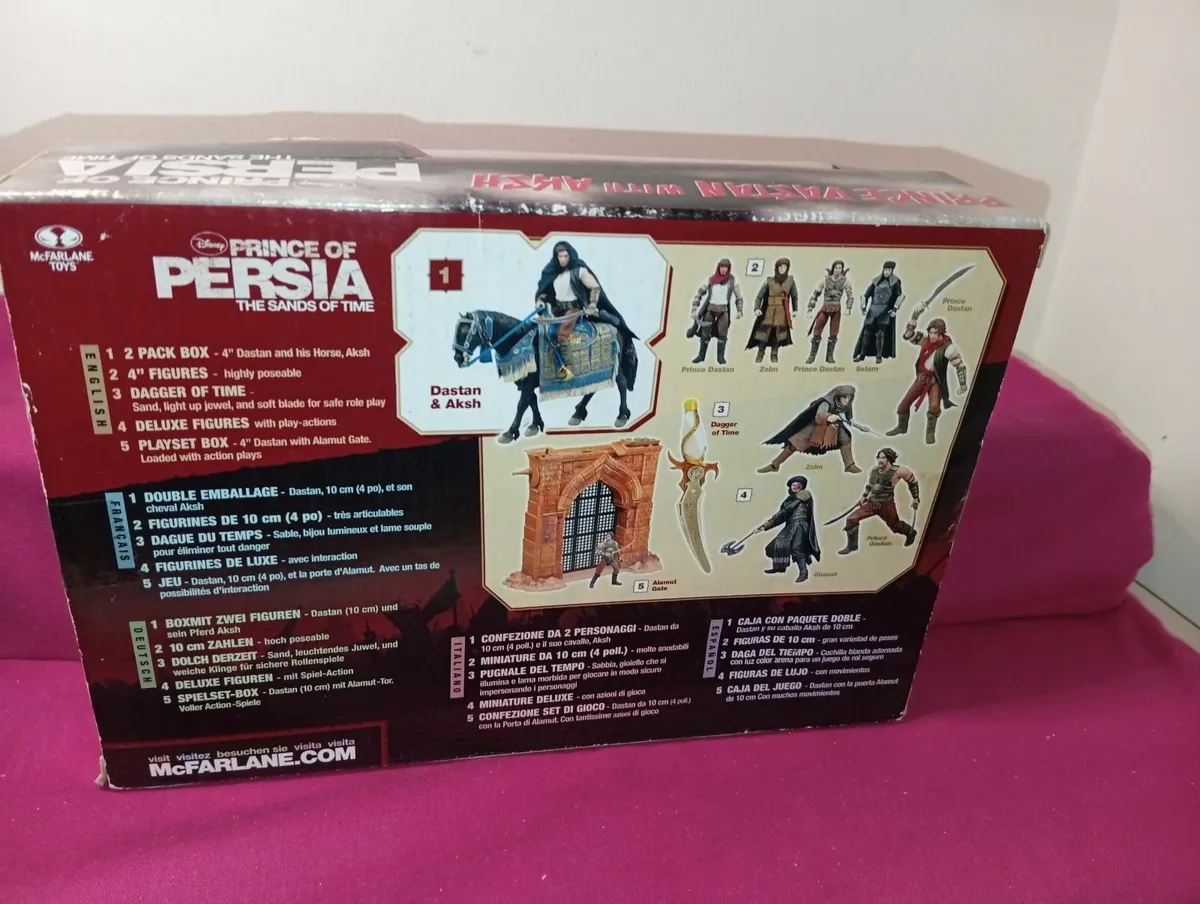 McFarlane Prince Dastan And Aksh Box set unopened - Image 2