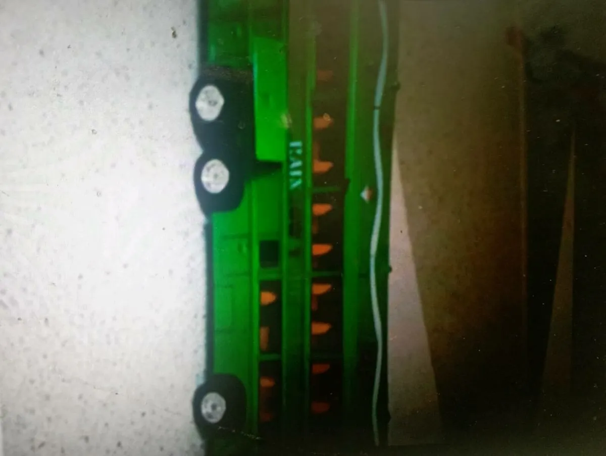 VINTAGE RAINBOW   DIE- CAST  DOUBLE DECKER  BUS - Image 2