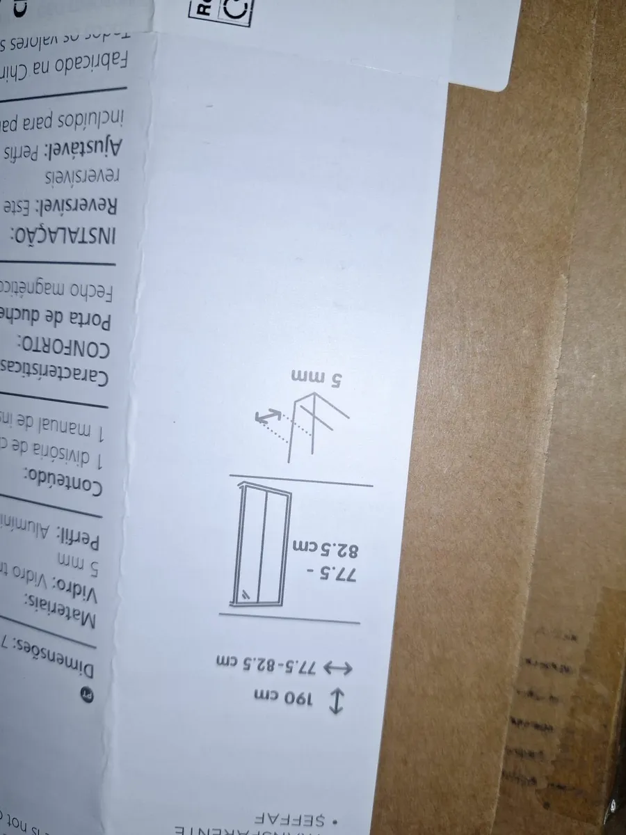 Bio fold shower door - Image 3
