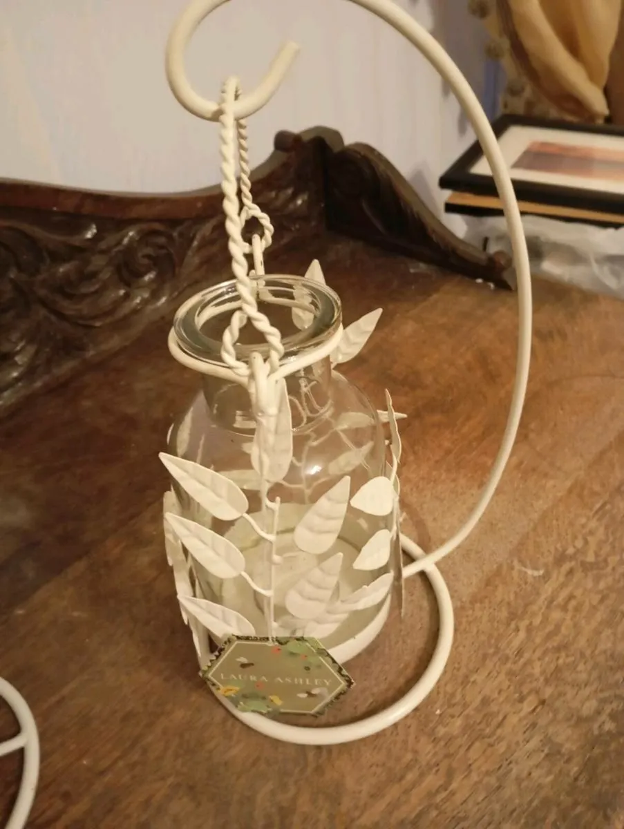 Pair of new Laura Ashley candle holders - Image 3