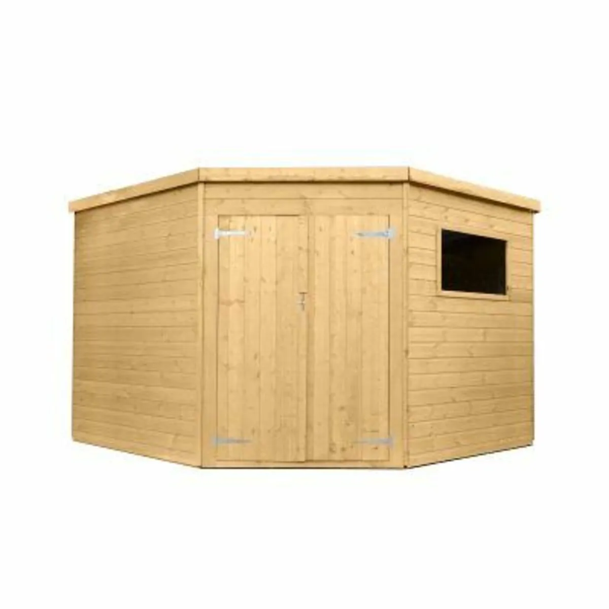 Wooden Corner Shed - Image 1