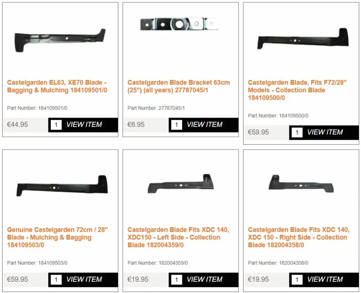 Castelgarden Mountfield Stiga Alpina Honda Parts - Image 4