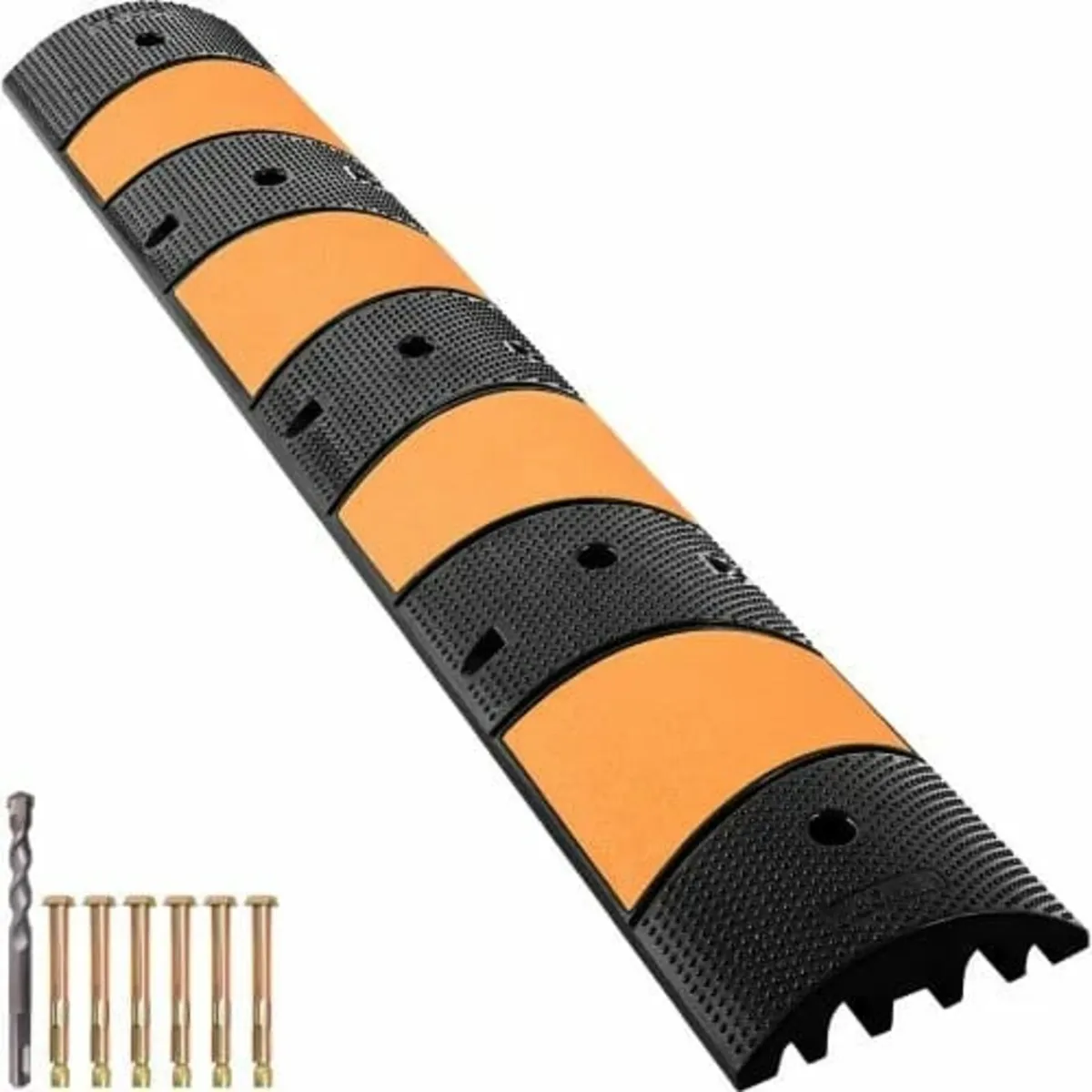 Modular Rubber Speed Bump Driveway Cable Protector - Image 1