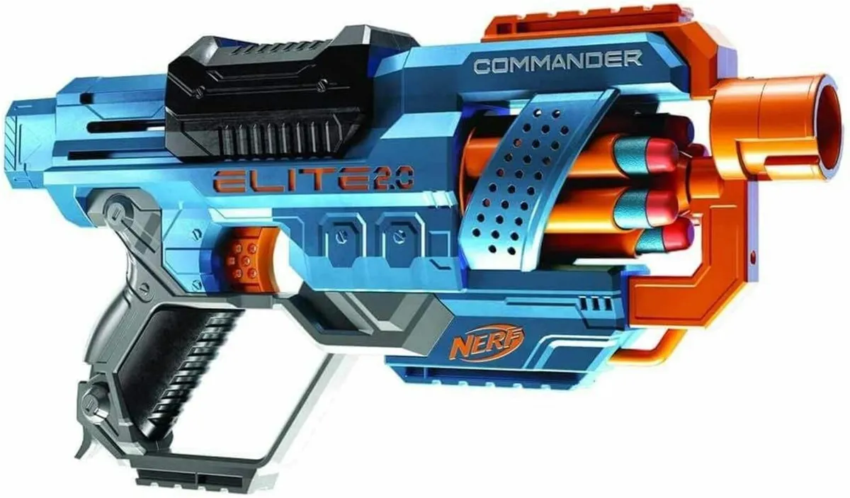 Nerf Elite 2.0 Commander RD-6 Blaster Toy for 8+ Y