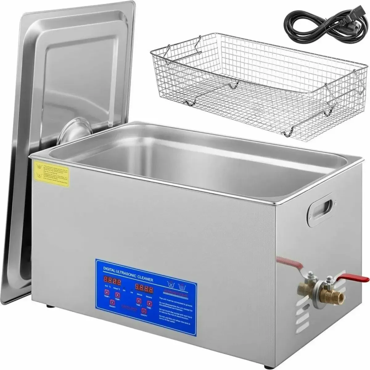 Ultrasonic Cleaner 30L Digital Heater Timer - Image 1