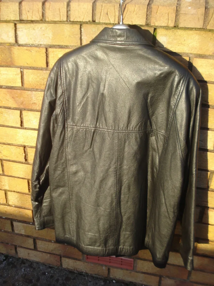 VINTAGE FOSTERS REAL LEATHER MENS JACKET. - Image 2