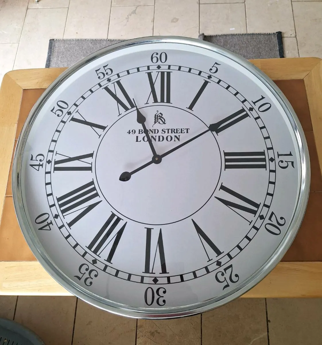 Large metal clock - Image 1