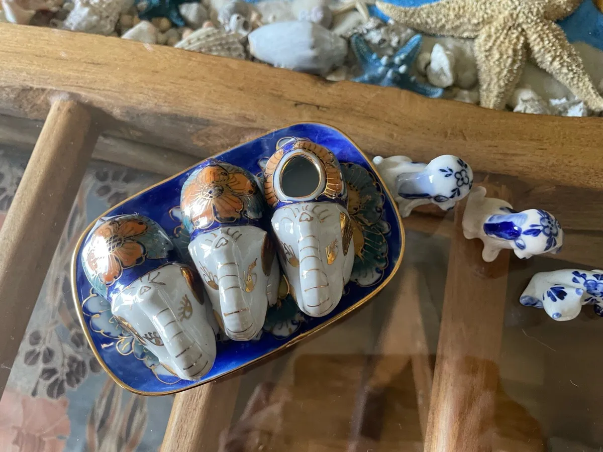 Vintage Elephant Dog Cat Figurine - Image 2