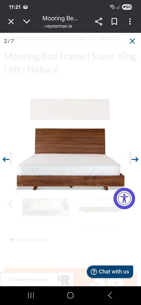 Mooring Super King size bed frame - Image 4