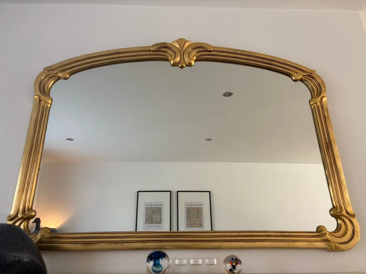 Over mantle mirror