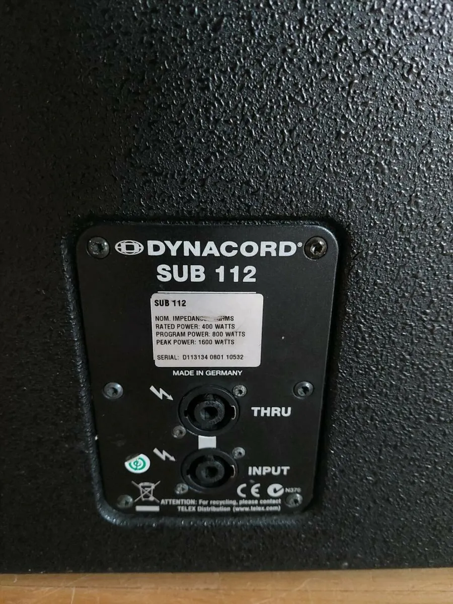 Dynacord Sub112 - Image 3