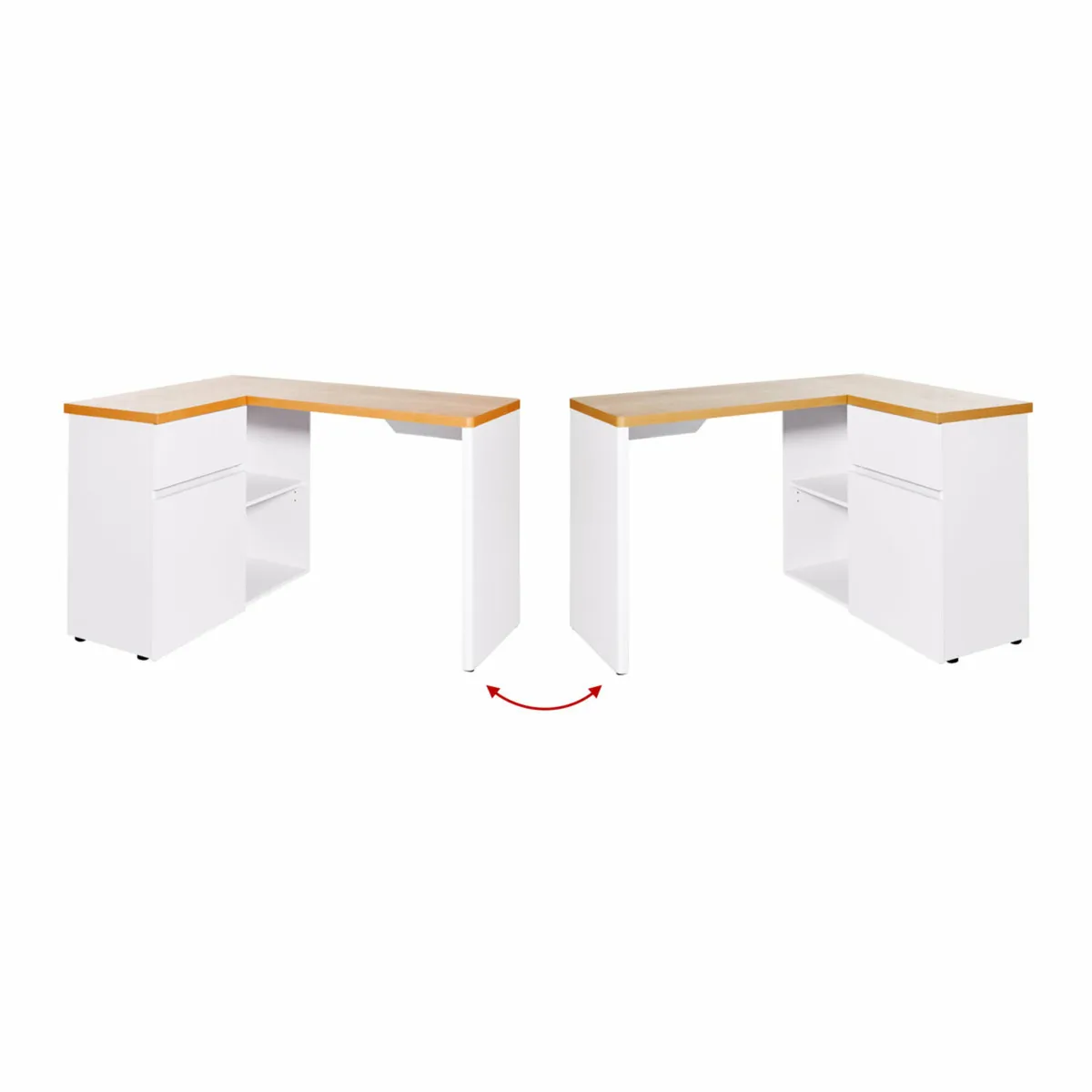 Latitude Run Hollice L-Shape Desk – Excellent Cond - Image 2