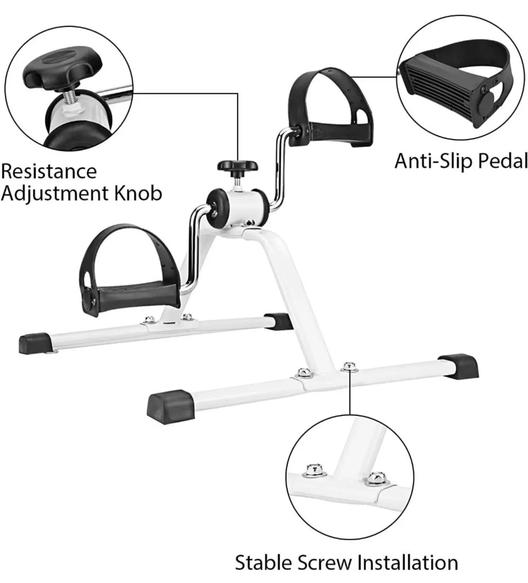 Mini Exercise Bike Portable Pedal Exerciser - Image 3