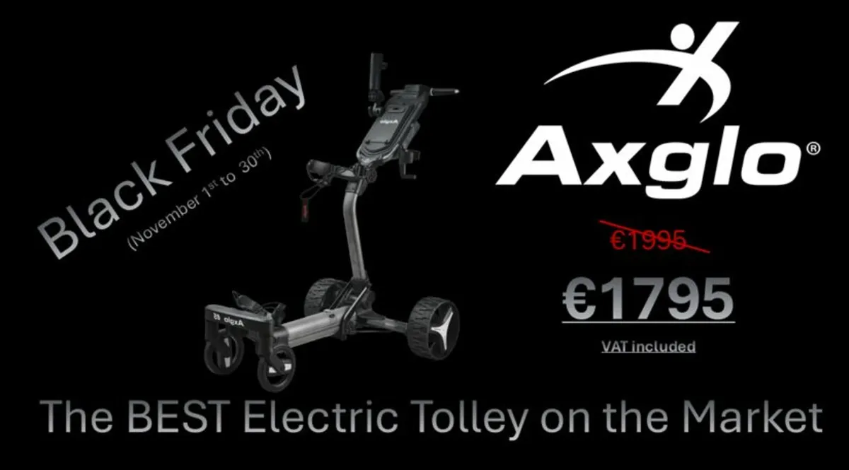 🏌️‍♂️ BLACK FRIDAY ALERT – Axglo e5 golf trolley - Image 1