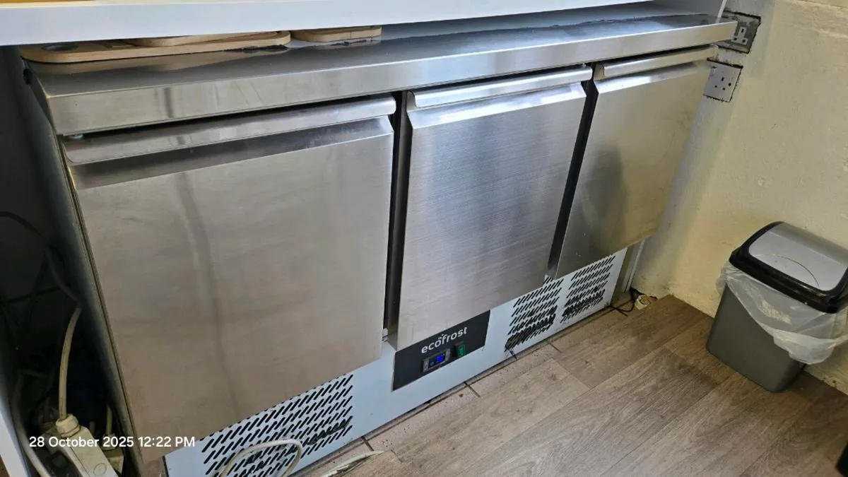 Under counter fridge and display tables - Image 1