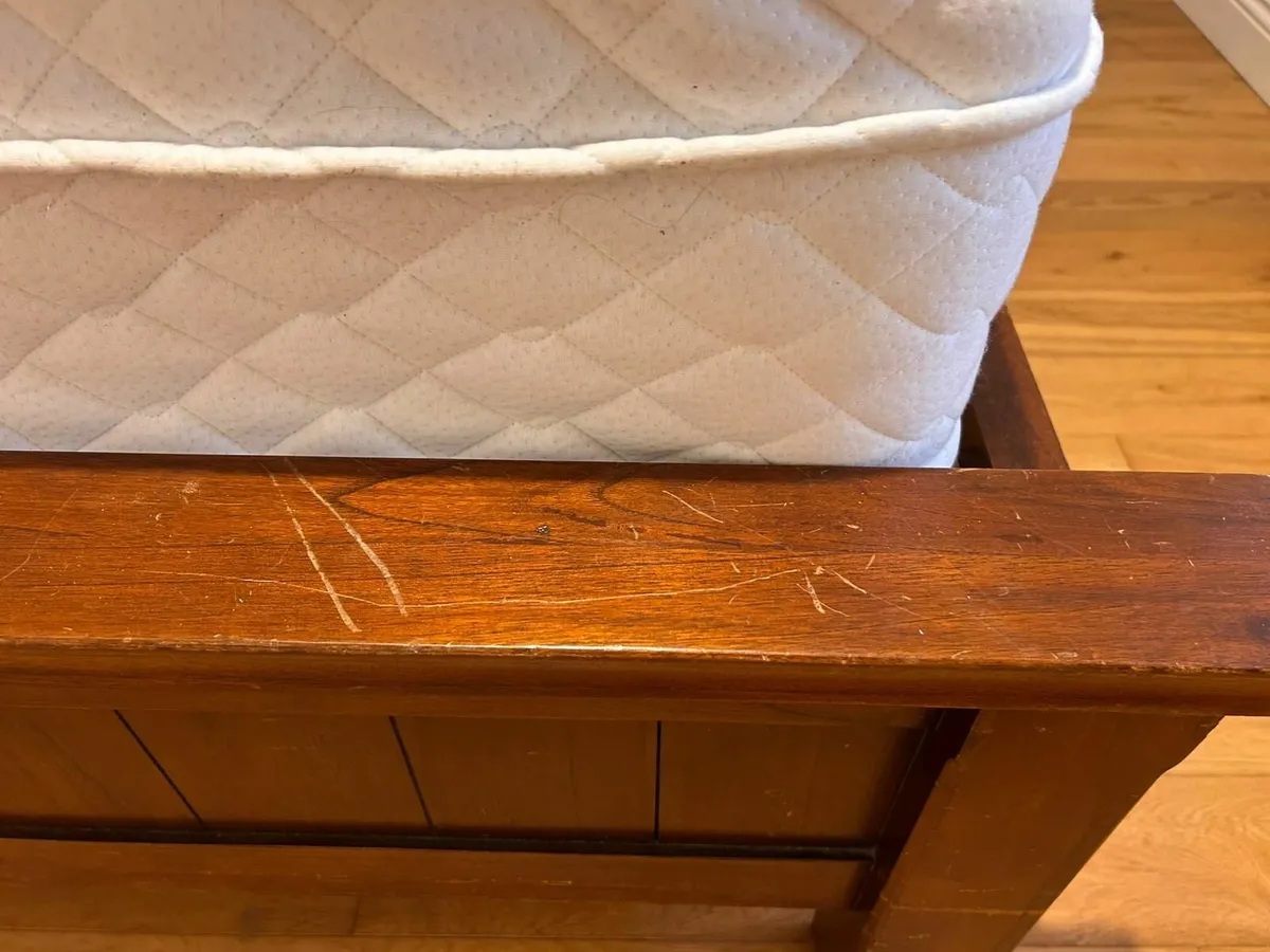 Double Bed Frame Wood. - Image 3
