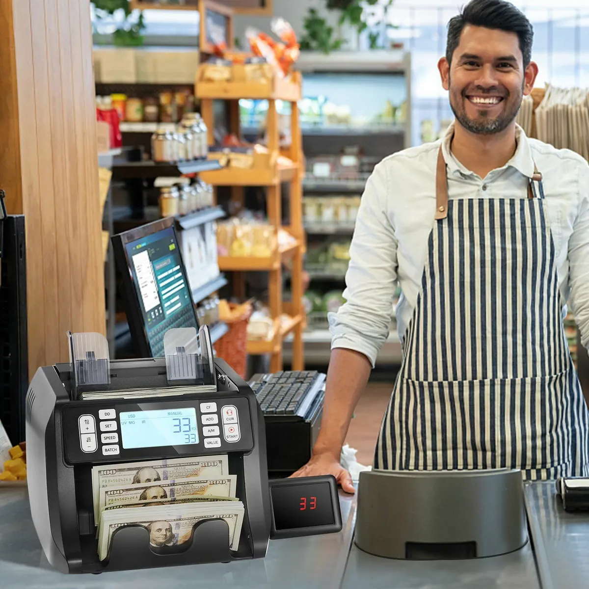 Money Machine Bill Counter + Counterfeit Detection - Image 3