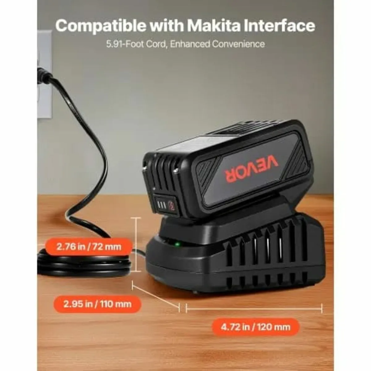 20V MAX Battery and Charger Combo 4.0 Ah Li-Ion Ba - Image 2