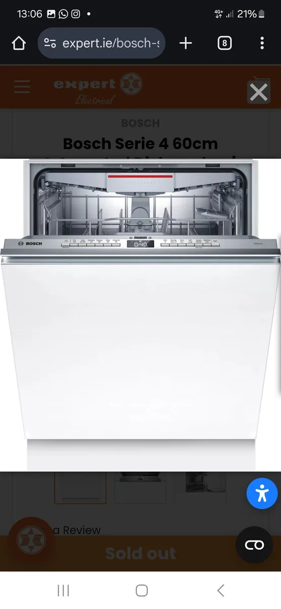 Bosch Fully Integrated Dishwasher - Image 3