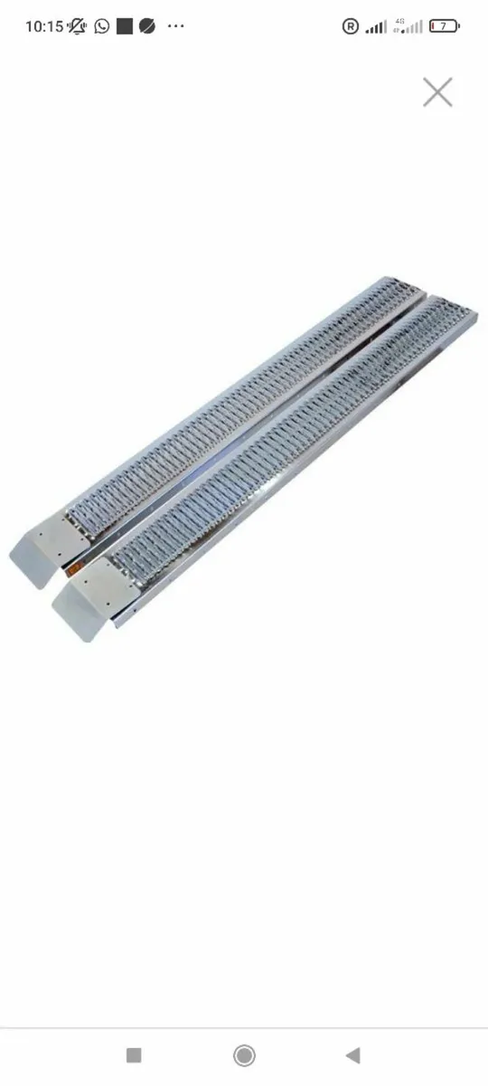 SET OF TWO STEEL LOADING RAMPS - FOR SALE - Image 1