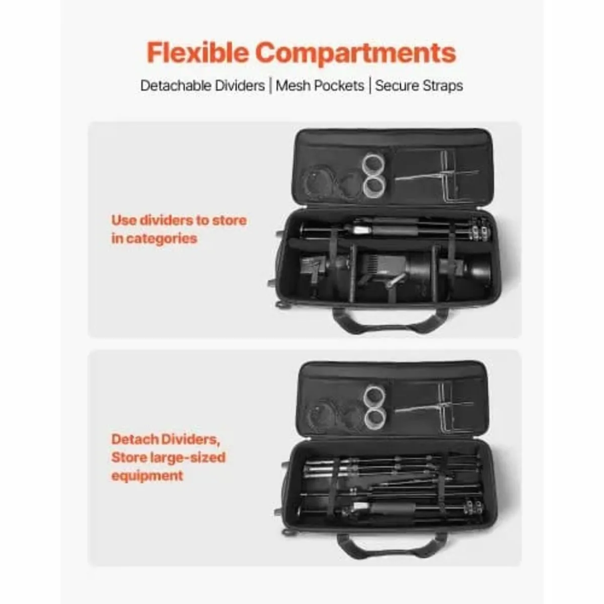 Studio Equipment Trolley Case 910x300x355mm (35.83 - Image 4