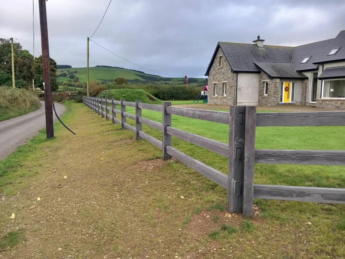 Ranch Railing Precast Concrete Fencing - Image 4