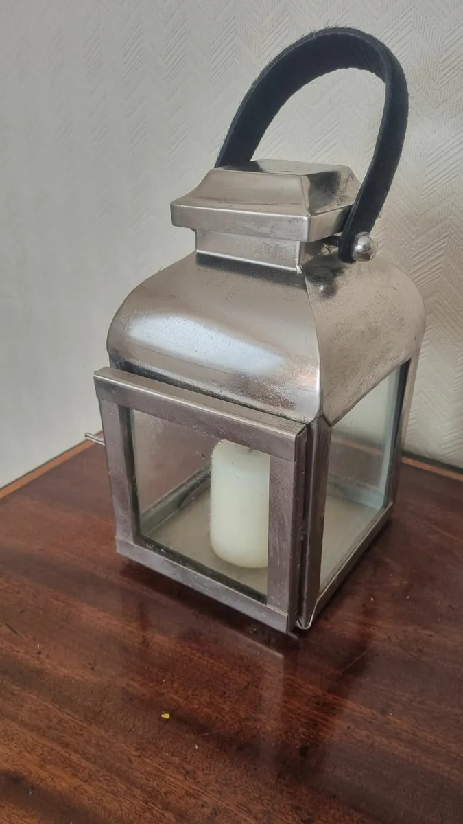 French Lantern high-polish Nickel finish - Image 1