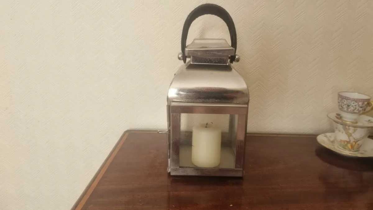 French Lantern high-polish Nickel finish - Image 2