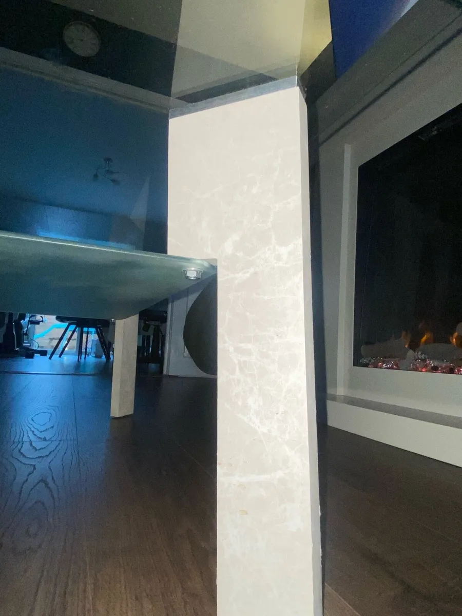 Glass Coffee Table, TV Stand & Side Table - Image 4