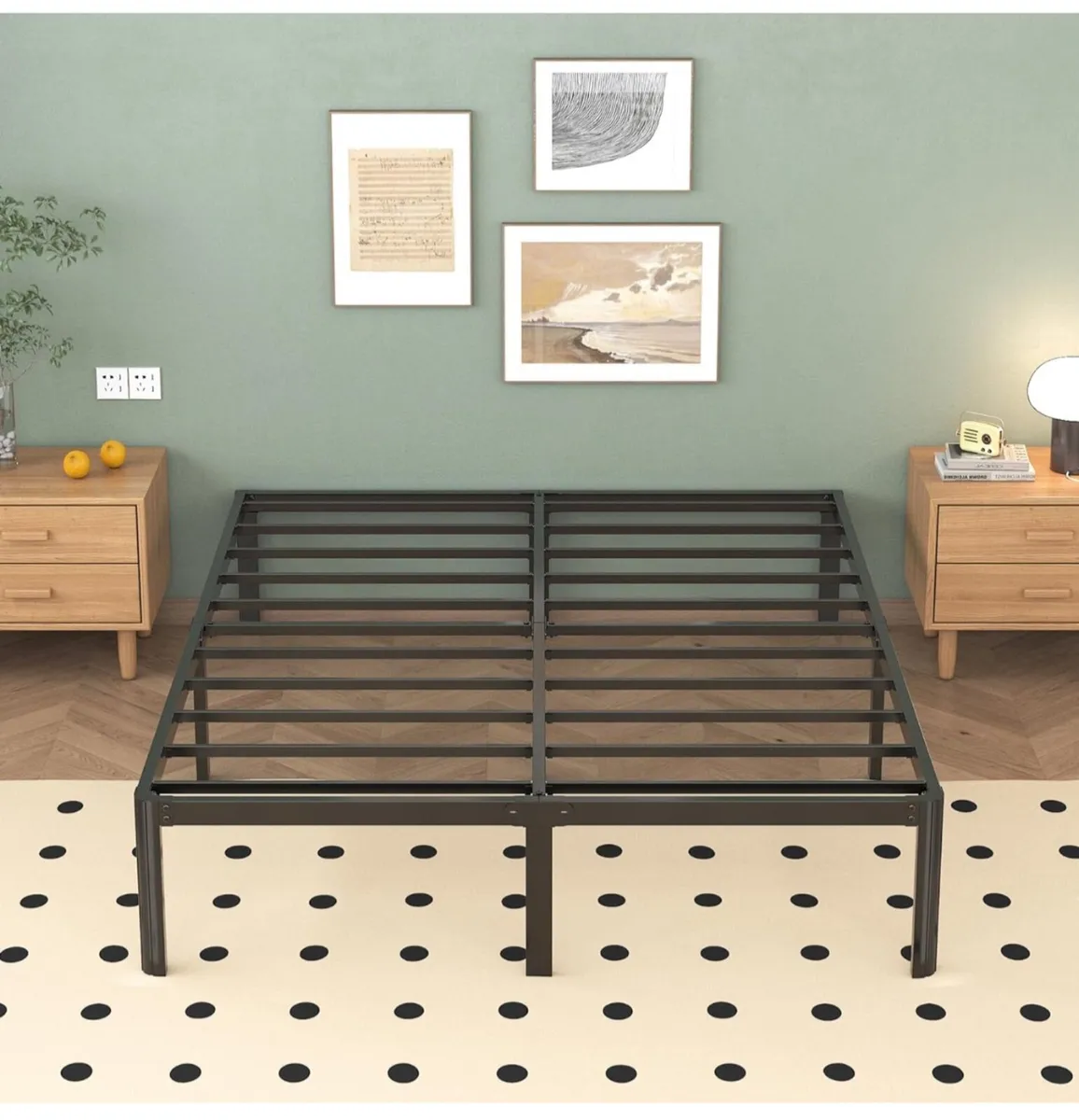 King Size Bed Frame 5ft, Heavy Duty Metal - Image 4