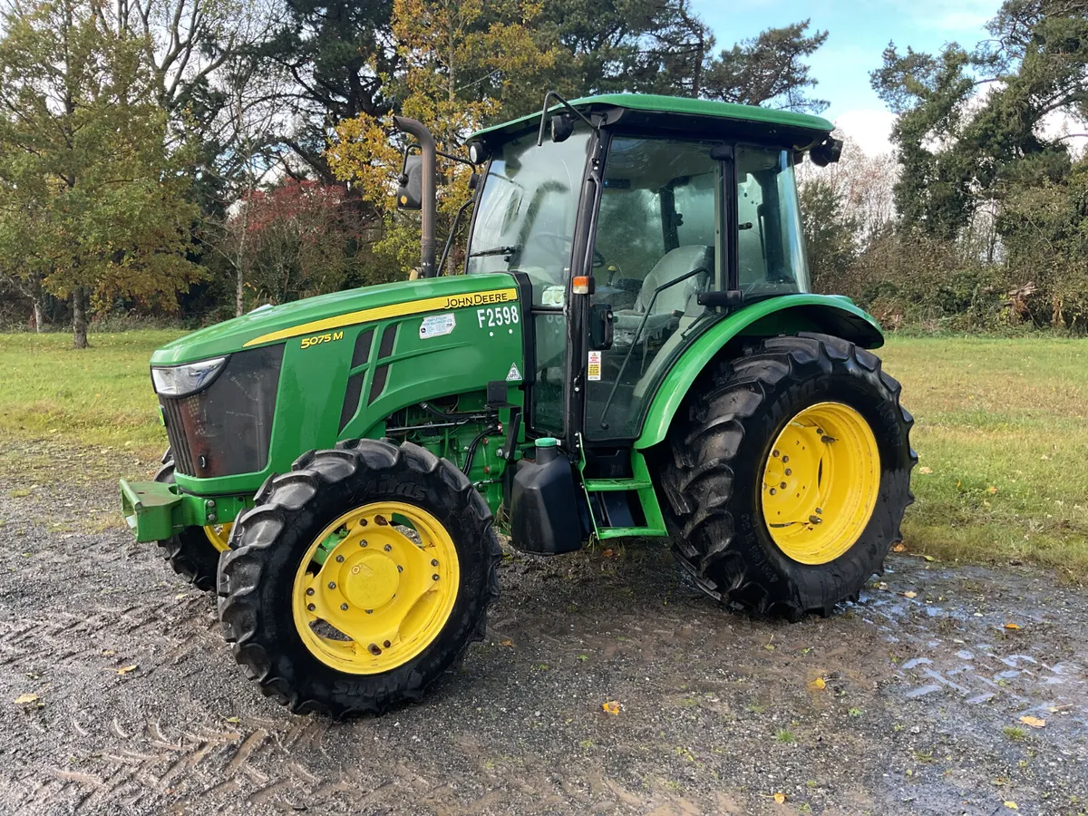 2017 John Deere 5075M 4WD Tractor For Auction - Image 1