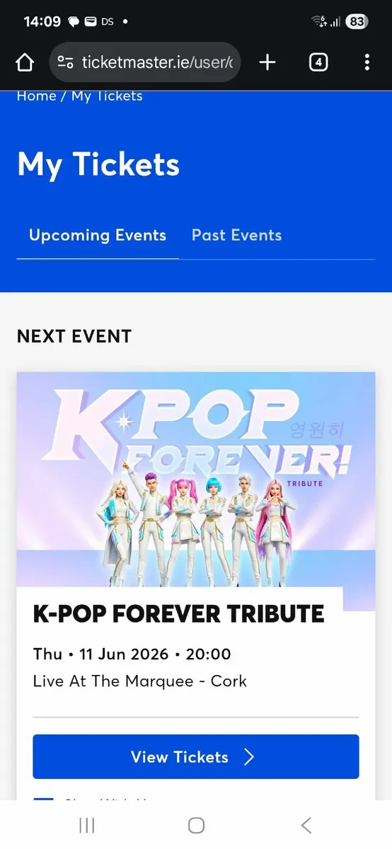 K Pop tickets x4 @ The Marquee Cork 11th June 2026 - Image 1