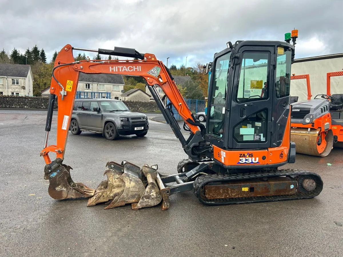 2022 Hitachi ZX33U 2700Hrs - MULLANS - Image 3