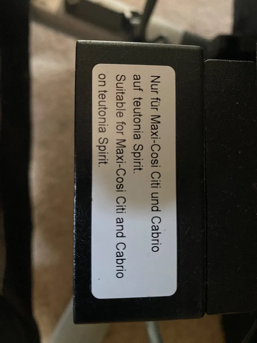 Black Teutonia 3 wheel buggy - Image 3