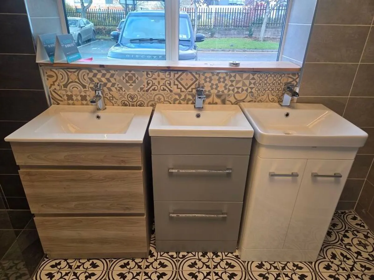 Bathroom vanity units,showers, toilets, mirror boxes  ex showroom - Image 1