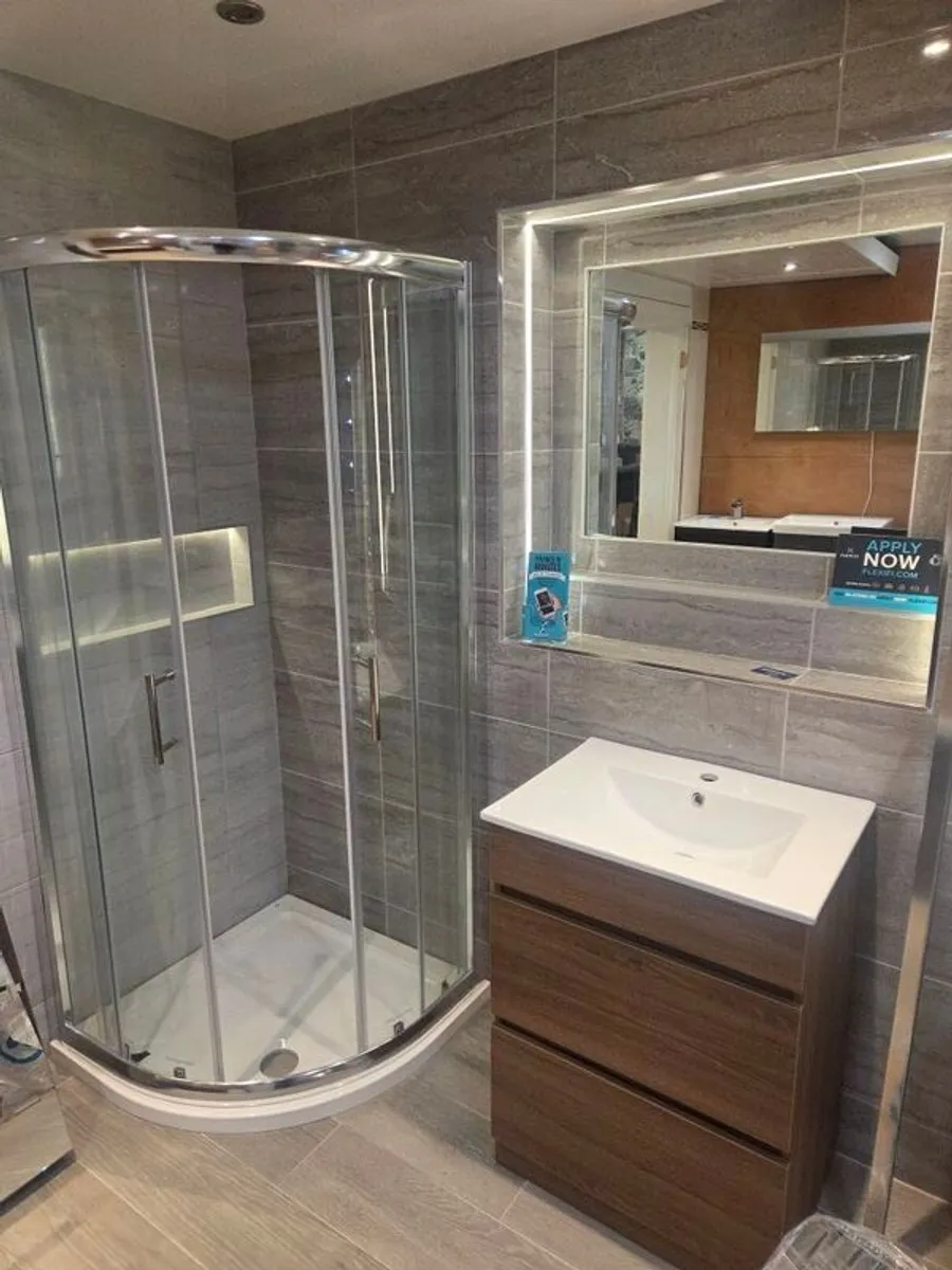 Bathroom vanity units,showers, toilets, mirror boxes  ex showroom - Image 3
