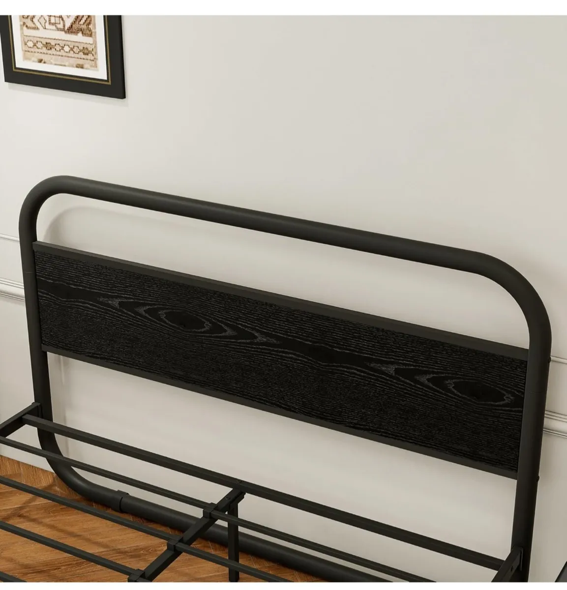 King Size Bed Frame Metal Platform Bed Frame with - Image 3