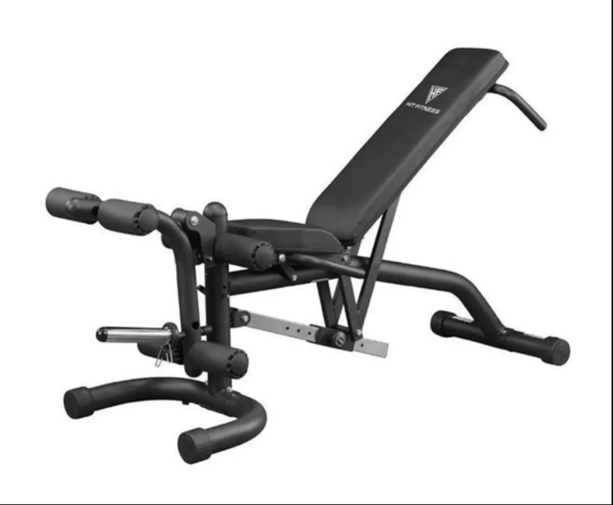 HIT fitness leverage weight bench w Leg Workout - Image 1