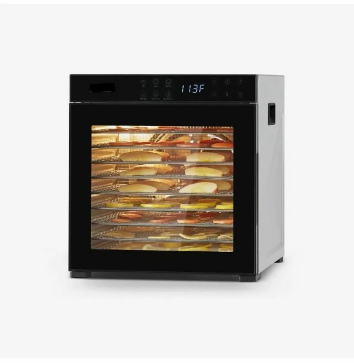 Food Dehydrator Machine, 10 Stainless Steel Trays - Image 4