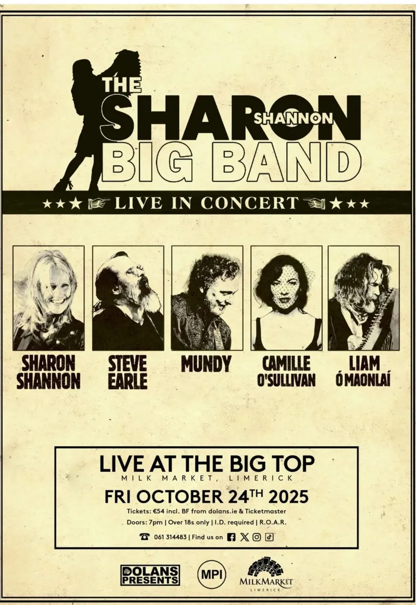Sharon Shannon Live at the Big Top Limerick