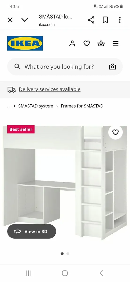 Ikea Loft Bunk Bed - Image 1