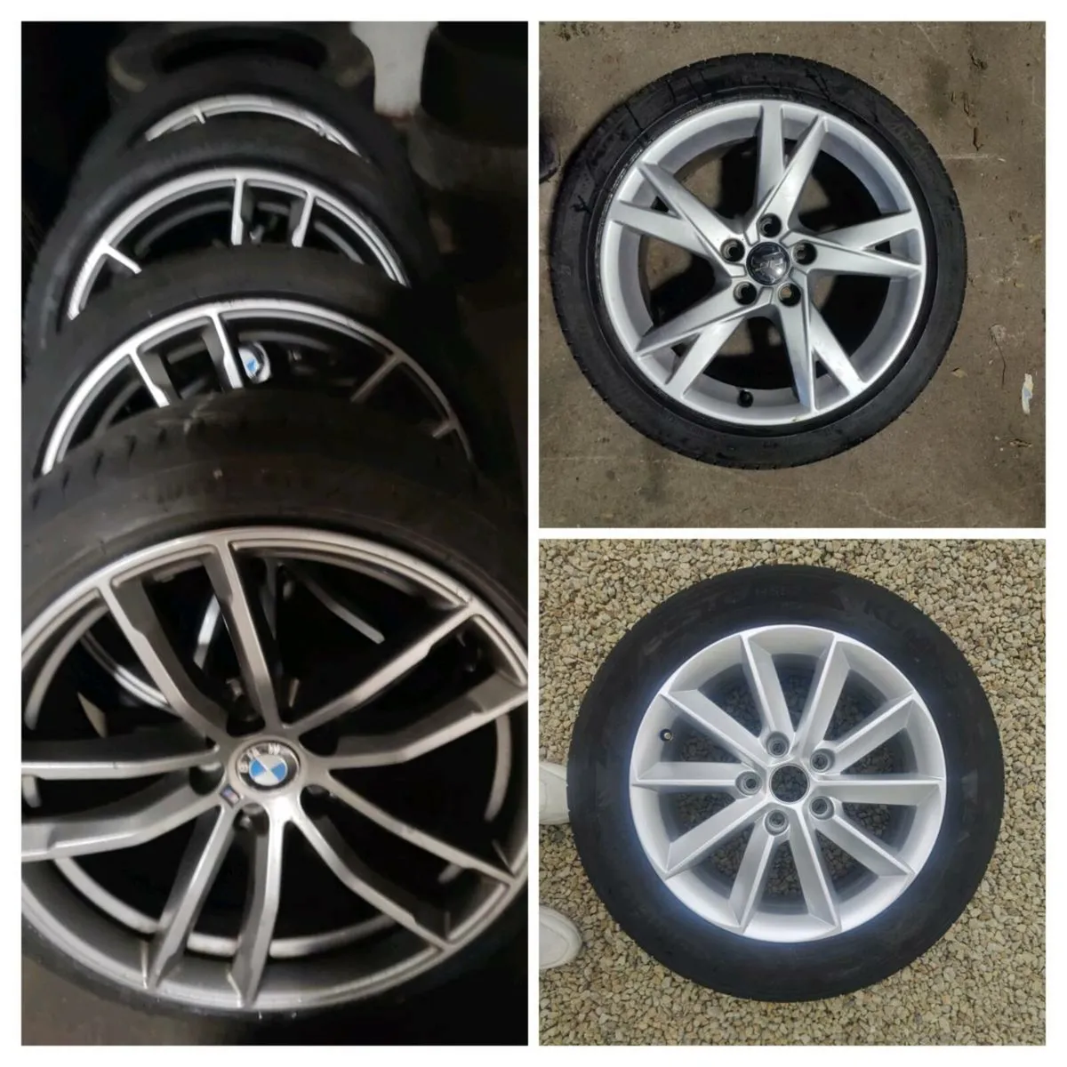 BMW/VW/GOLF/CADDY 16/17/18 G30 ALLOYS/VGOOD TYRES - Image 2