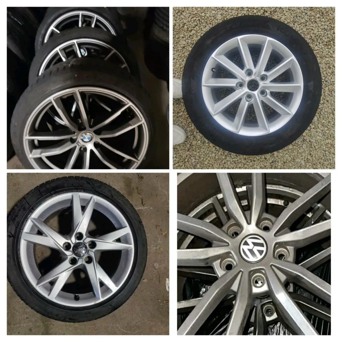 BMW/VW/GOLF/CADDY 16/17/18 G30 ALLOYS/VGOOD TYRES - Image 1
