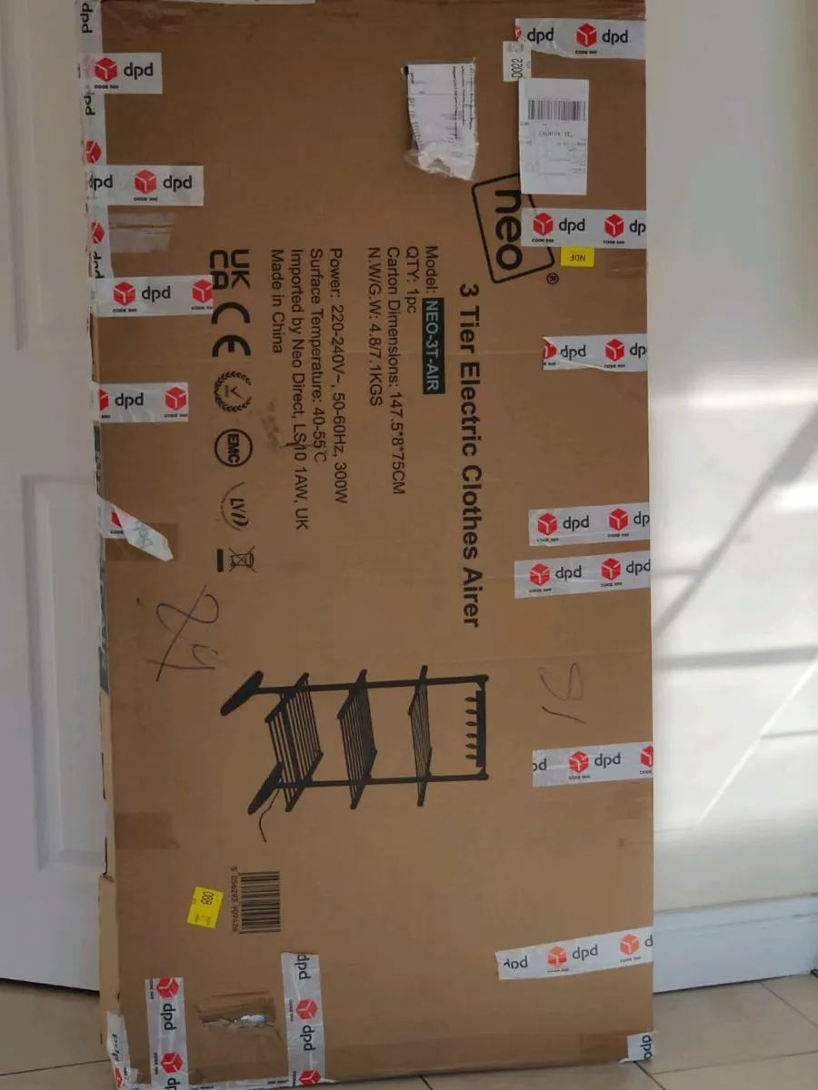 3 Tier electric clothes airer stand - Image 1