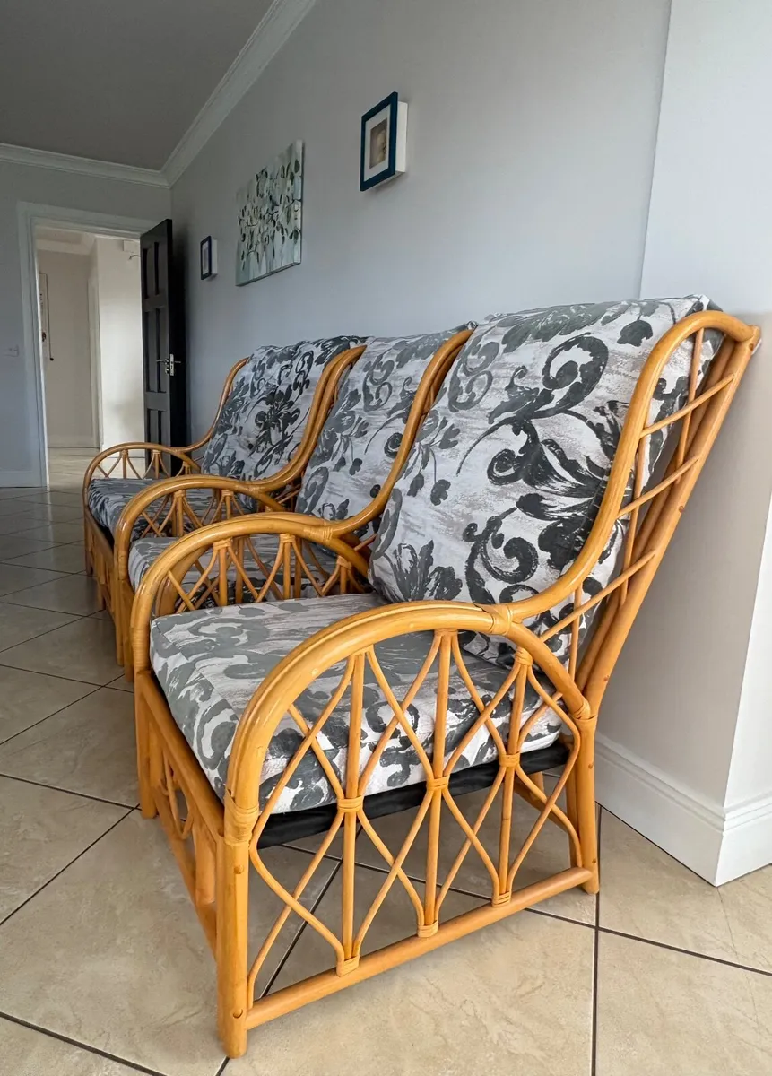 Indoor Rattan Four Piece Furniture Set - Image 1